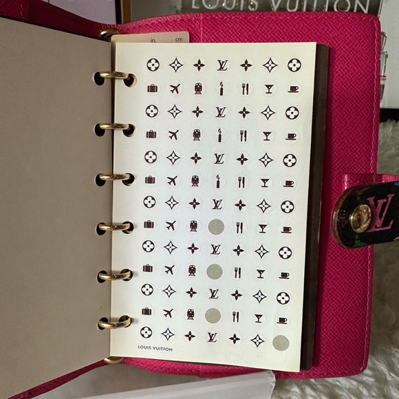 Louis Vuitton Multicolor Agenda PM Day Planner Cover ULTRA RARE - Picture 13 of 16
